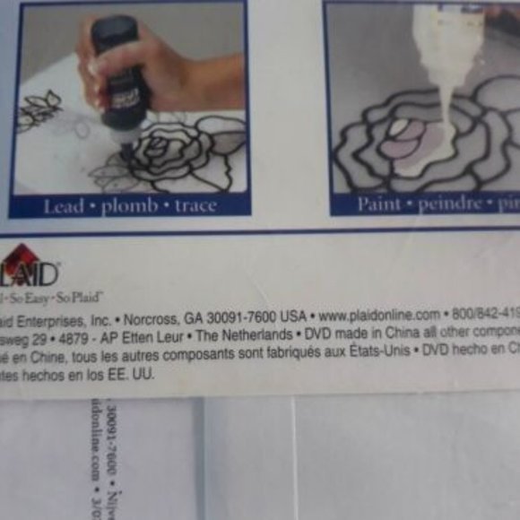 PLAID Gallery Glass WINDOW PATTERNS Nature's Calm #16386 - Picture 6 of 7